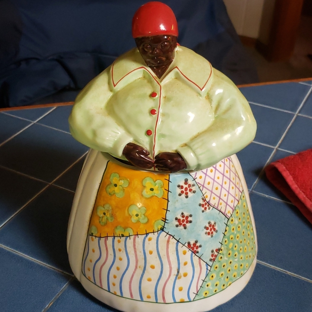 Cookie jar from Harrods department store in london